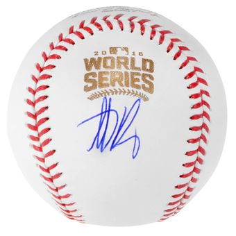 Autographed Chicago Cubs Anthony Rizzo Fanatics Authentic 2016 MLB World Series Baseball