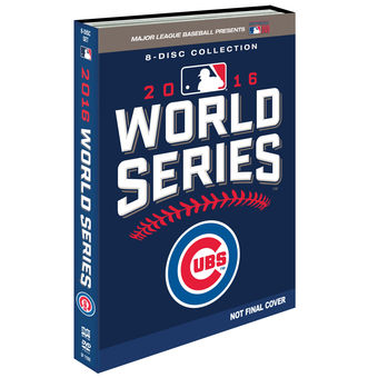 Chicago Cubs 2016 World Series Champions Commemorative 8-Disc DVD Set