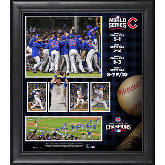Chicago Cubs Fanatics Authentic 2016 MLB World Series Champions Framed 15" x 17" Collage