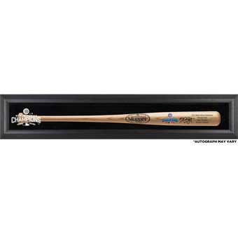 Chicago Cubs Kris Bryant Fanatics Authentic 2016 MLB World Series Champions Black Framed Autographed Louisville Slugger Blonde Champions Bat
