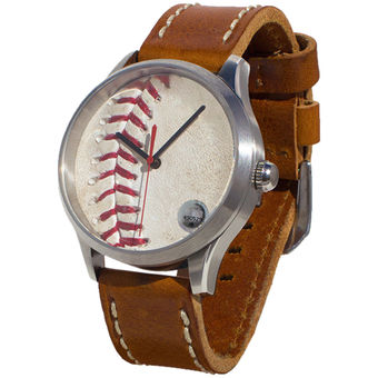Men's Los Angeles Dodgers Tokens & Icons Game-Used Baseball Watch