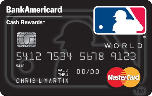 MLB BankAmericard Cash Rewards Mastercard