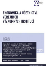Ekonomika a účetnictví veřejných výzkumných institucí