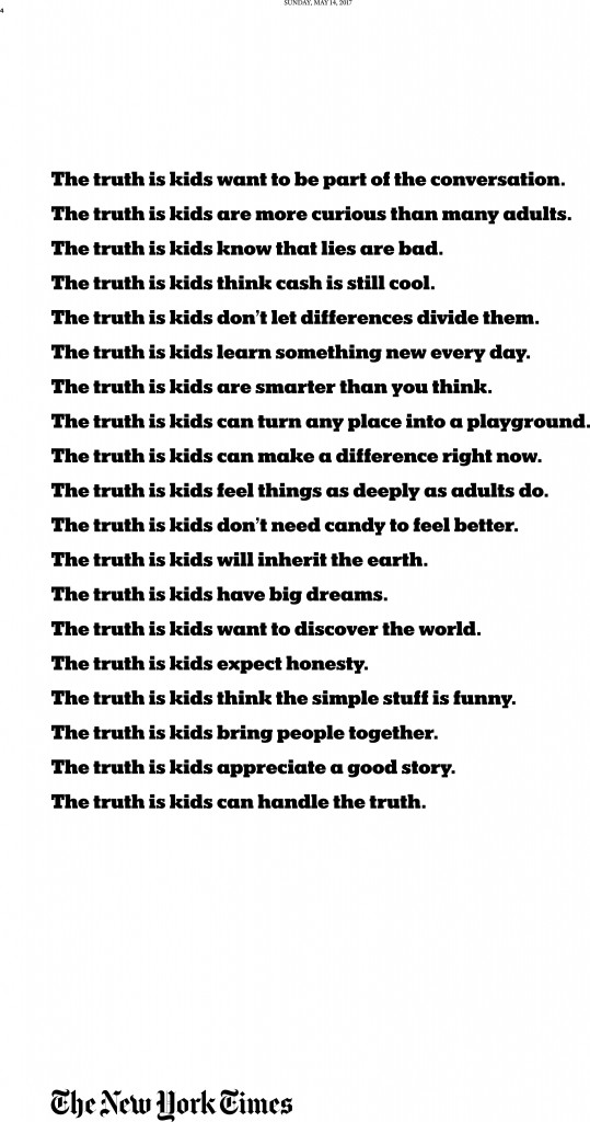 Kids Truth Ad