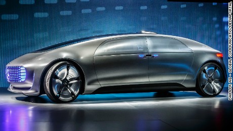 World premiere of the Mercedes-Benz F 015 Luxury in Motion at the CES 