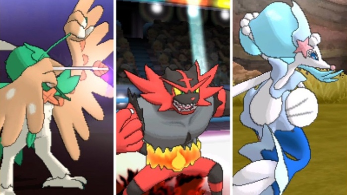 Final Starter Evolutions Unveiled for Pokémon Sun & Moon