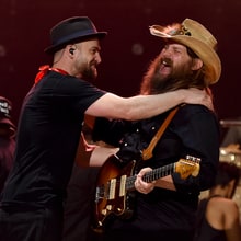 See Justin Timberlake, Chris Stapleton Reunite for 'Tennessee Whiskey'