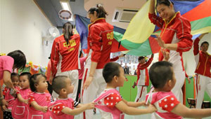 Besuch der chinesischen Olympioniken in Macau