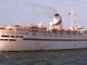 In 1997, the Olympic was sold to Topaz International, who took it to an Eleusis (near Piraeus) drydock where it was further modernized with the addition of more cabins.  The 1050-passenger ship was renamed The Topaz and chartered to British-based Thomson Holidays.