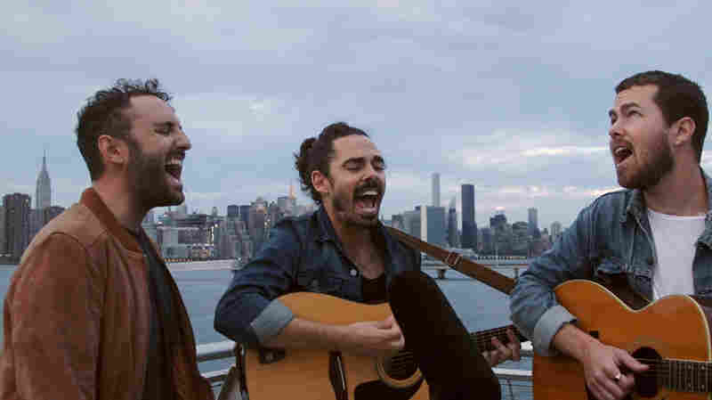 Watch Local Natives Play On A Dock Off The East River