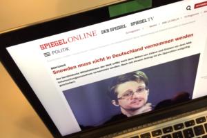 Edward Snowden Spiegel headline