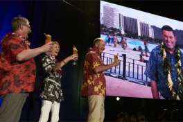 Southwest officials announced new Hawaii service at an employee conference. (Image: Southwest)