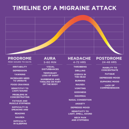 Timeline of a Migraine Attack