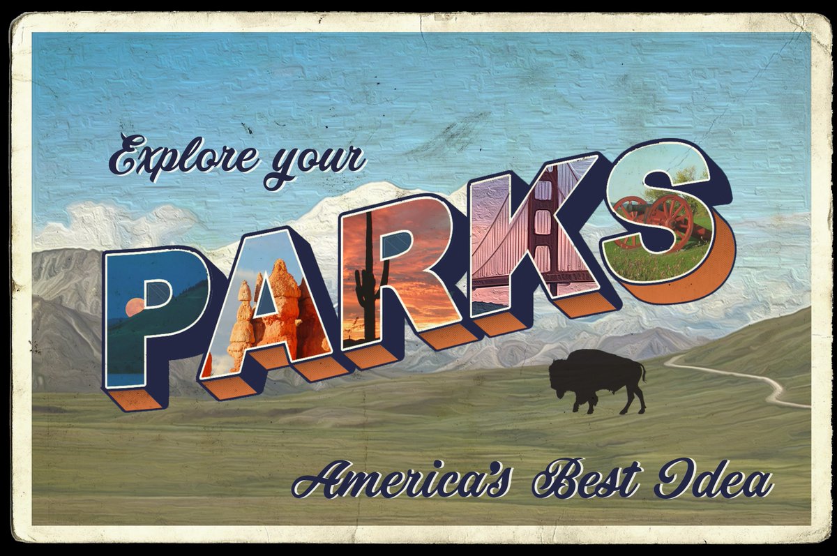Explore your national parks postcard