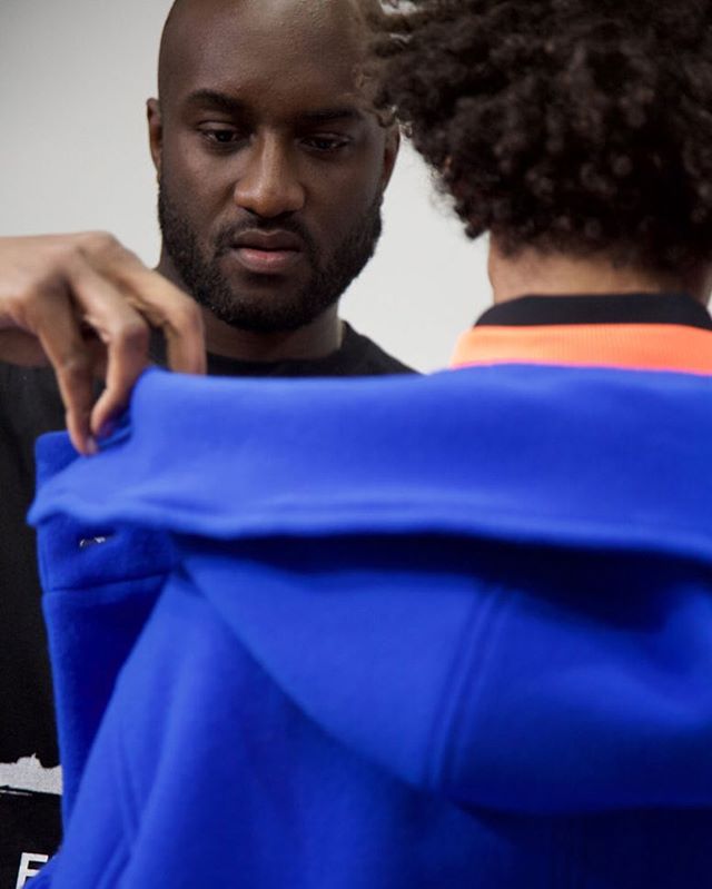 “This is Paris, my first show. I’m all about democracy. If some kid shows up, flew from New Jersey to just be around, let’s get him a seat.” — @virgilabloh tells WWD’s @jdiderich ahead of his first show for @louisvuitton men’s. (📸: @alfredo_piola ) #wwdmens #virgilabloh #louisvuitton