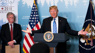 Trump Talks Tough at G-7 Ahead of North Korea Summit