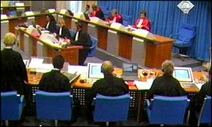 The tribunal prosecuting war crimes in the former Yugoslavia, The Hague