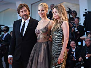 Michelle Pfeiffer, Javier Bardem, and Jennifer Lawrence at an event for Mother! (2017)