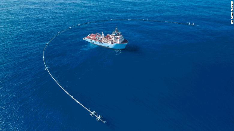 The Ocean Cleanup hopes to collect the plastic in the world&#39;s oceans and is starting with the Great Pacific Garbage Patch.