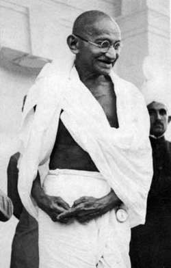 Mohandas Karamchand Gandhi.