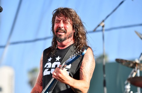 Watch Dave Grohl Fall Off the Stage in Vegas After Chugging a Beer