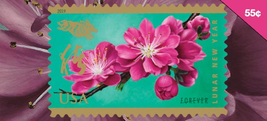 Image of the Lunar New Year Forever Stamp.