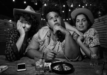 From left, Jesse Lafser, Brittany Howard and Becca Mancari of Bermuda Triangle.