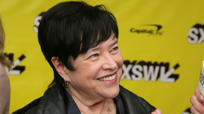 Kathy Bates arrives for the world