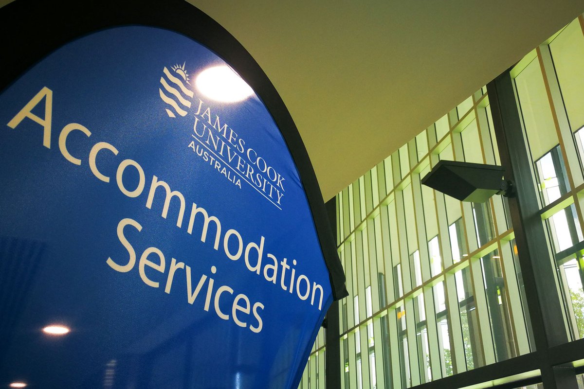 banner saying "accommodation services"