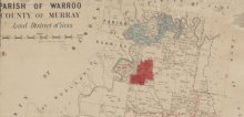 Parish map of Waroo, Country of Murray