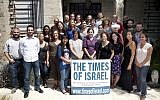 Reporters and editors at The Times of Israel (Ariel Jerozolimski)
