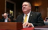 US Secretary of State Mike Pompeo appears before the Senate Appropriations Committee's State, Foreign Operations and Related Programs Subcommittee in the Dirksen Senate Office Building on Capitol Hill on April 9, 2019 in Washington, DC (Chip Somodevilla/Getty Images/AFP)