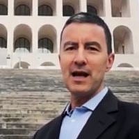 Caio Giulio Cesare Mussolini, Mussolini's great-grandson is running as a candidate in European elections for the far-right Brothers of Italy Party (Screencapture/Youtube)