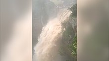 WATCH: Raging waterfall pummels Oribi Gorge after KZN downpour