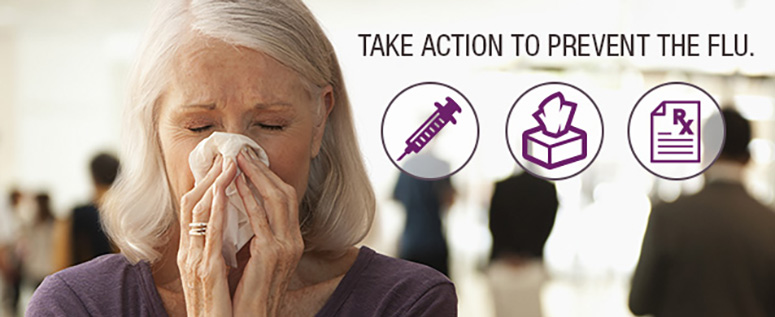 Flu activity is widespread in some of the U.S. Take action to prevent flu! 