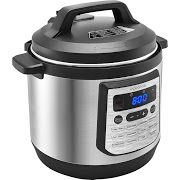 Insignia - 8-Quart Multi-Function Pressure Cooker - Stainless Steel
