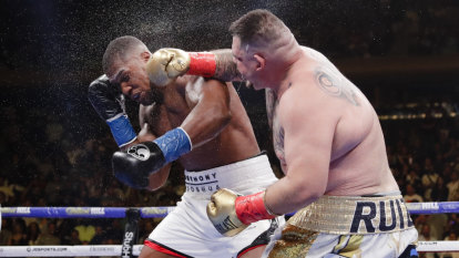 The crown was too much, even for a physical god like Anthony Joshua
