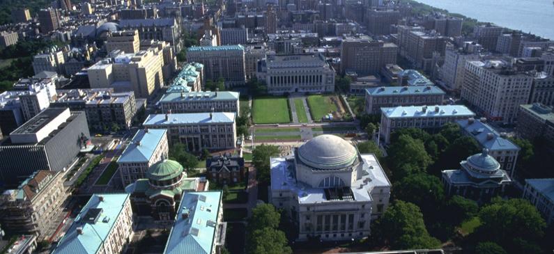 Columbia University Campus from Above