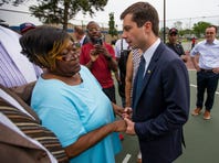 Protesters ask Pete Buttigieg about black lives matter movement during heated confrontation