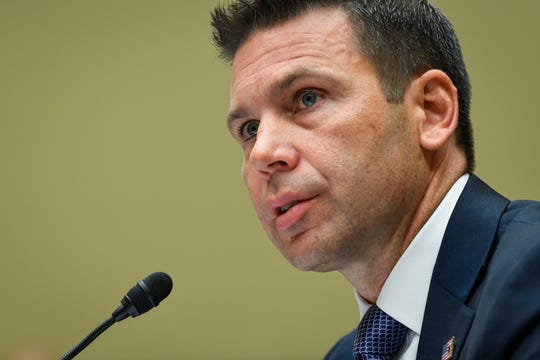 Acting Secretary of Homeland Security Kevin McAleenan testifies before the U.S. House of Representatives committee on Oversight and Reform.