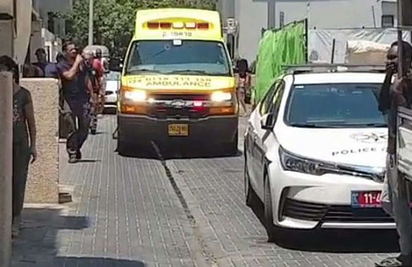 Emergency services attend the scene of the stabbing of a LGBTI youth (Photo: YouTube)