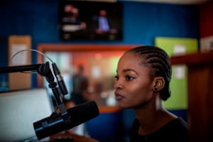 Young broadcaster Mpho Molutsi, 18
