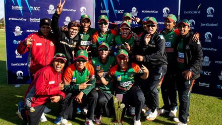Bangladesh v Thailand, Final, ICC Women's T20 World Cup Qualifier at Dundee, Sep 7 2019