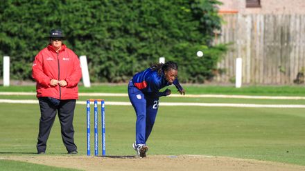 Namibia v USA, 7th Place Play-off, ICC Women's T20 World Cup Qualifier at Arbroath, Sep 7 2019