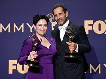 Tony Shalhoub and Alex Borstein at an event for The 71st Primetime Emmy Awards (2019)