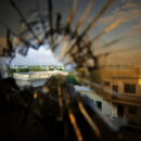 Africa war: A view of the skyline beyond the northern suburbs of Mogadishu is seen through a bullet hole in the window of a hotel in the Yaaqshiid District of Mogadishu, where African Union Mission in Somalia (AMISOM) forces have pushed Al Shabaab militants beyond the city's northern fringes to the outskirts of the Somalia seaside. Credit: UN Photo/Stuart Price.