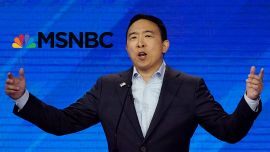 Yang campaign rips MSNBC's apology after network snubbed him from polling graphic 'for the 15th time'