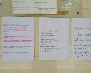 Notice outside Ubi clinic &#039;turning away patients with fever and flu&#039; confuses netizens