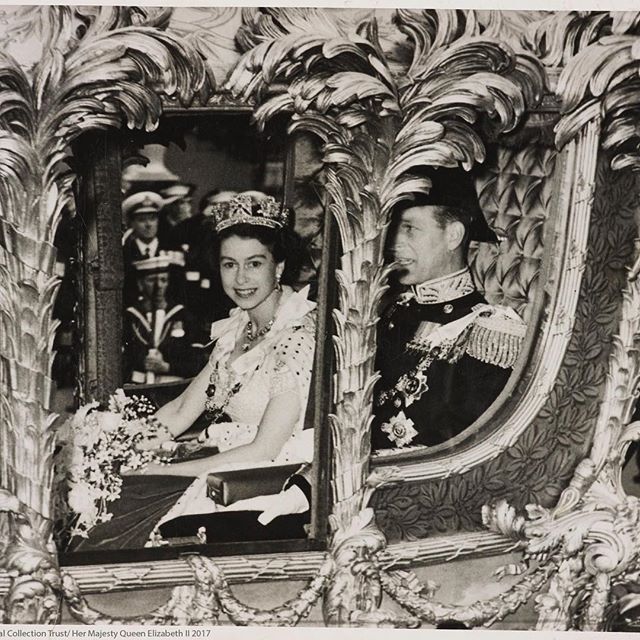 Today marks the 64th Anniversary of the Coronation of Queen Elizabeth II at Westminster Abbey. Monarchs have taken part in the Coronation Ceremony @westminsterabbeylondon for 900 years. Just 16 years earlier, The Queen had watched her own father, George VI, be crowned King. Her Majesty became Queen at the age of 25, when she was on Tour in Kenya – the first monarch to ascend to the throne whilst being abroad for 200 years. 
This image from @royal_collection_trust shows The Queen and The Duke of Edinburgh on their way to the ceremony. Their Royal Highnesses were driven to Westminster Abbey from Buckingham Palace by eight grey gelding horses. The service was the first ever televised and watched by 27 million people in the UK alone. 
Want to know more about The Queen's Coronation? Discover 50 little known facts about the day – Link in bio.