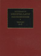 Cover for Dictionary of Medieval Latin from British Sources - 9780197266335